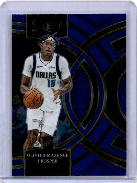2023-24 Panini Select #112 Olivier-Maxence Prosper Blue Prizms