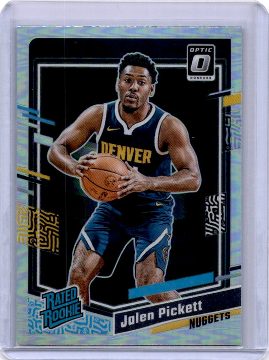 2023-24 Donruss Optic #215 Jalen Pickett Holo