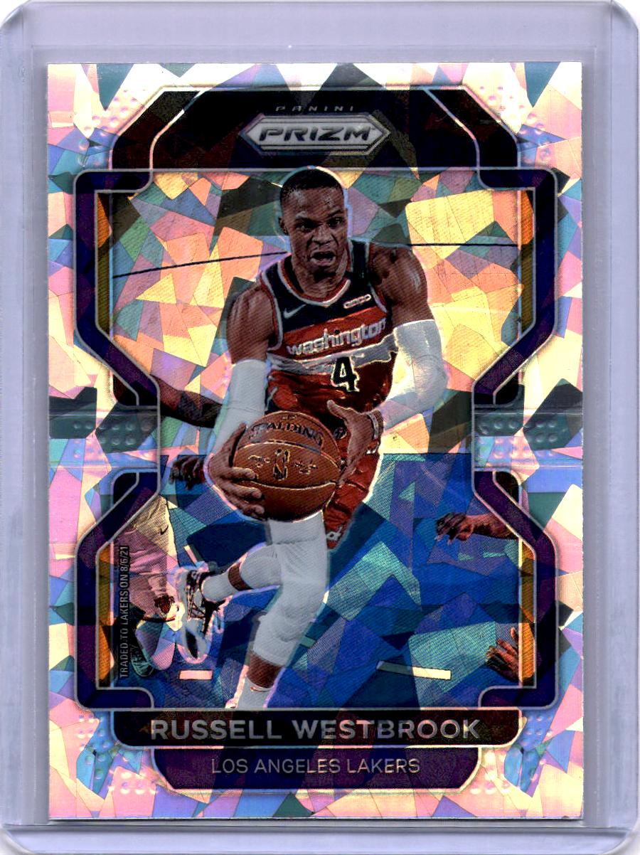 2021-22 Panini Prizm #55 Russell Westbrook Ice