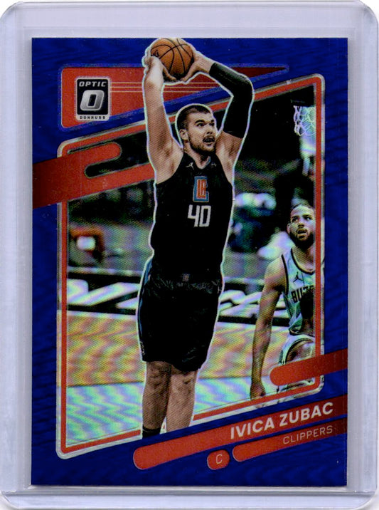 2021-22 Donruss Optic #68 Ivica Zubac Purple