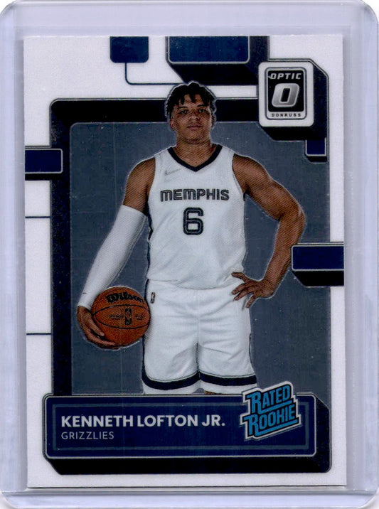 2022-23 Donruss Optic #202 Kenneth Lofton Jr.