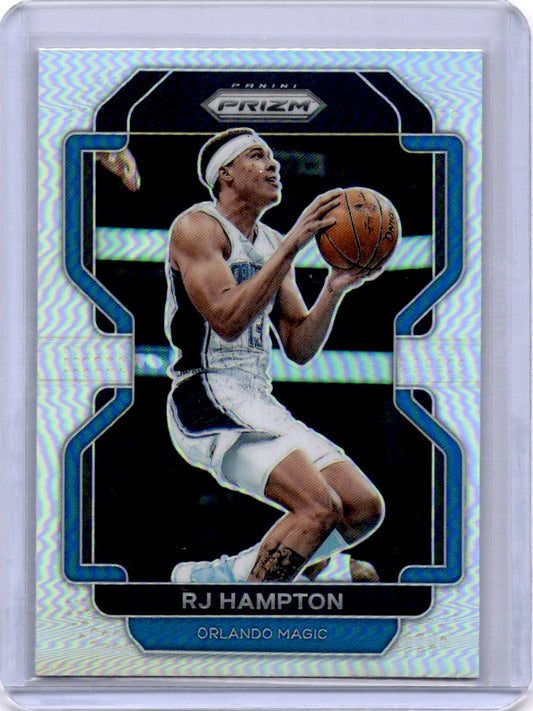 2021-22 Panini Prizm #207 RJ Hampton Silver