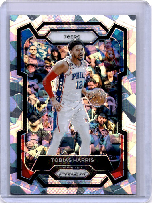 2023-24 Panini Prizm #88 Tobias Harris Prizms Ice