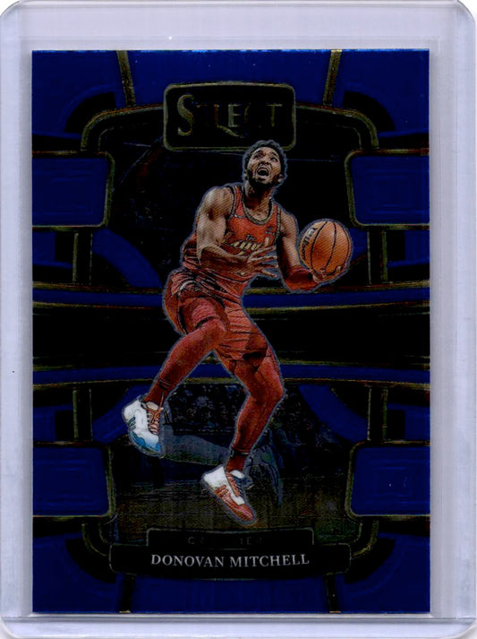 2023-24 Panini Select #38 Donovan Mitchell Blue (Retail Base)