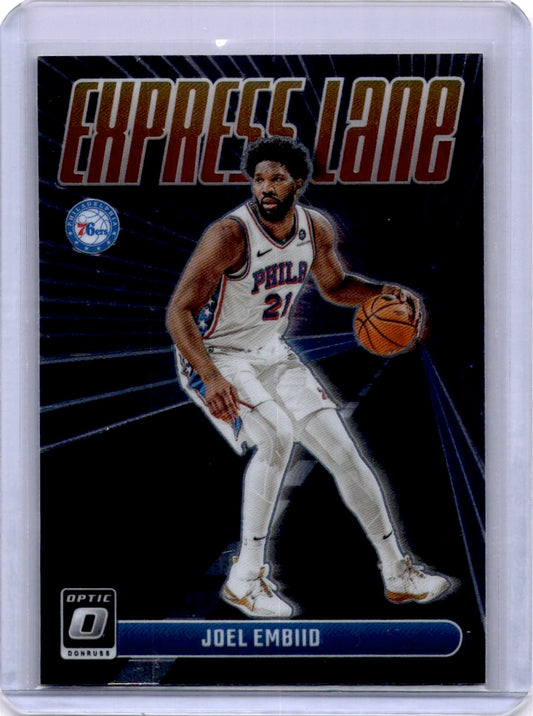 2023-24 Donruss Optic #21 Joel Embiid Express Lane