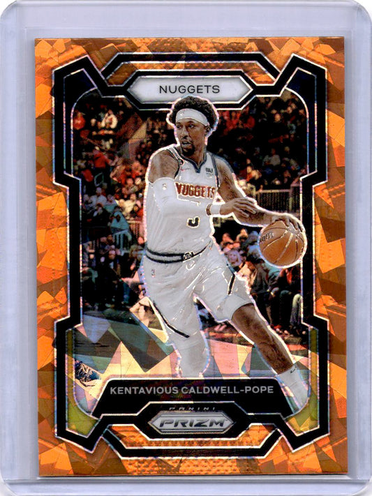 2023-24 Panini Prizm #80 Kentavious Caldwell-Pope Prizms Orange Ice