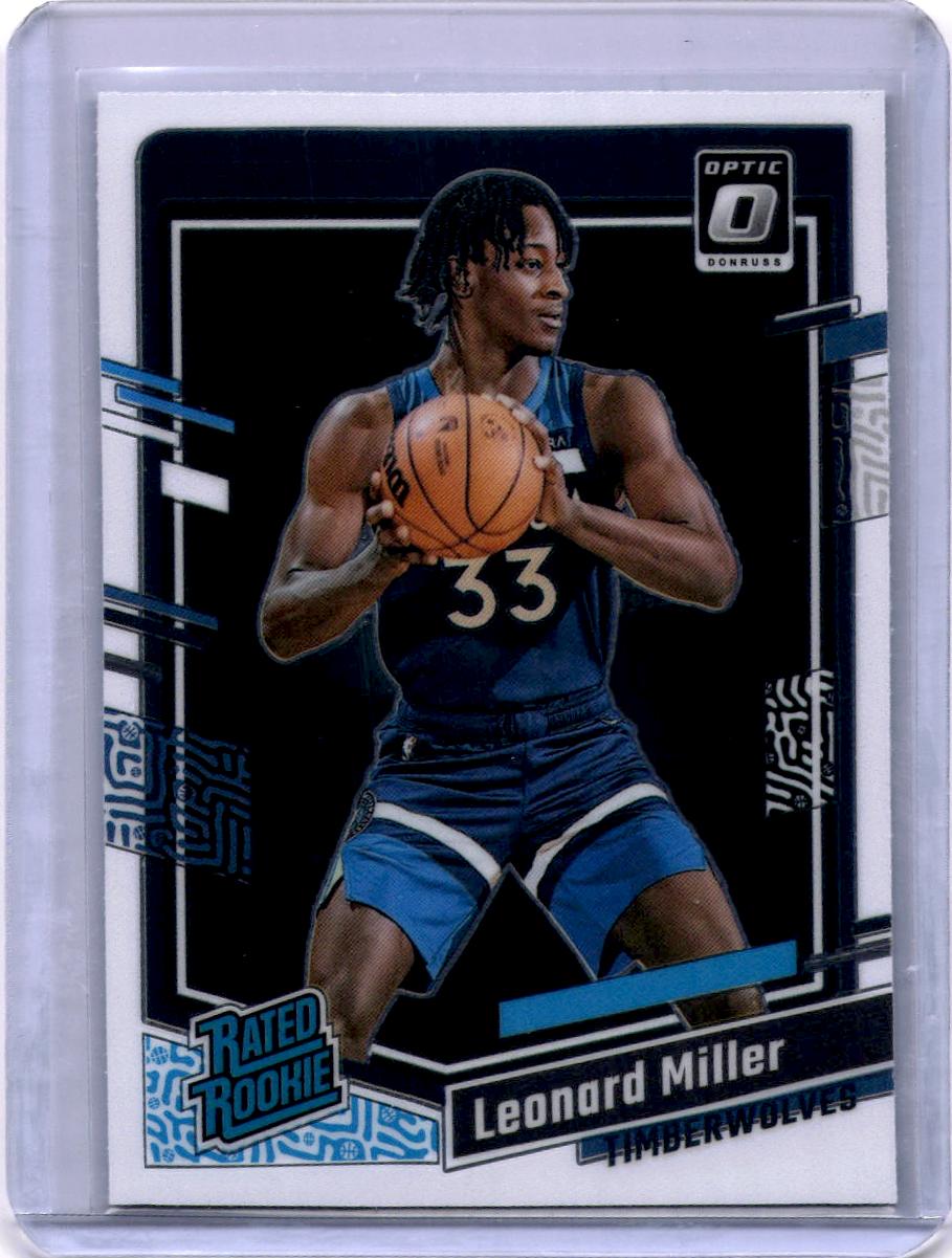 2023-24 Donruss Optic #234 Leonard Miller