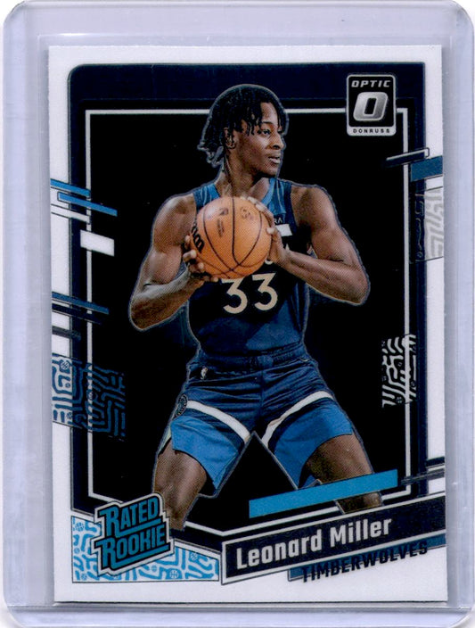 2023-24 Donruss Optic #234 Leonard Miller