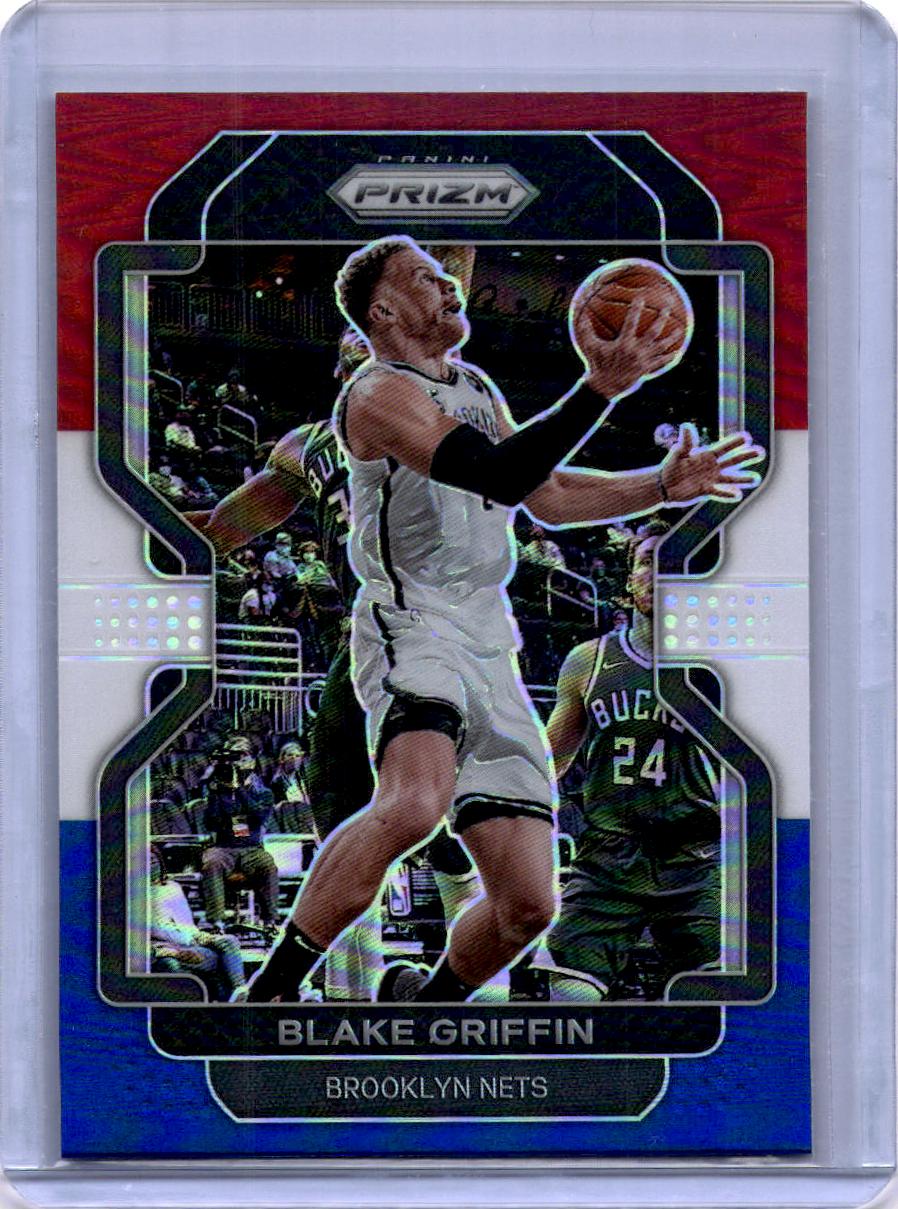 2021-22 Panini Prizm #178 Blake Griffin Red White and Blue