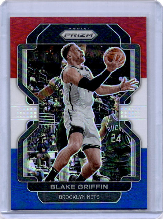 2021-22 Panini Prizm #178 Blake Griffin Red White and Blue