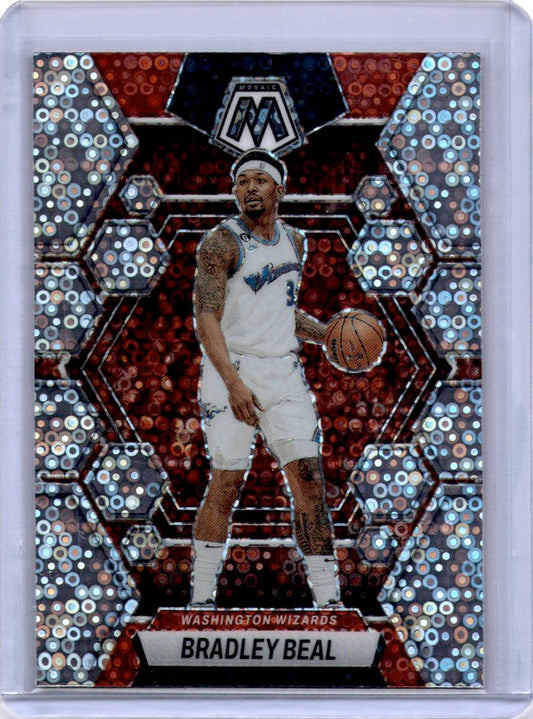 2022-23 Panini Mosaic #32 Bradley Beal Fast Break Silver