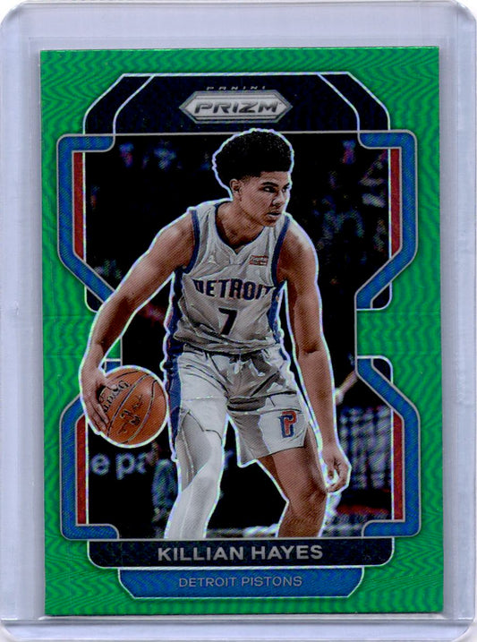 2021-22 Panini Prizm #101 Killian Hayes Green