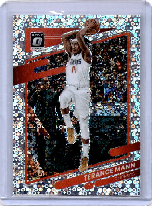 2021-22 Donruss Optic #72 Terance Mann Fast Break Holo