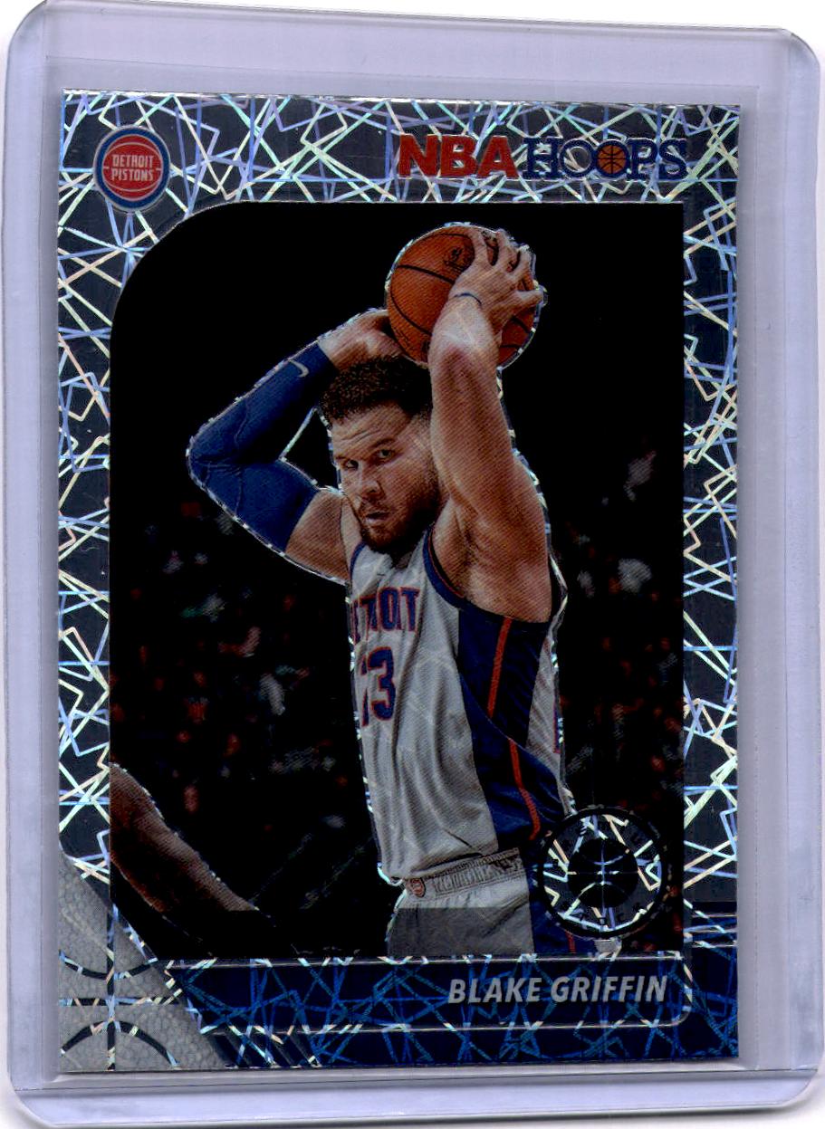 2019-20 Hoops Premium Stock #53 Blake Griffin Prizms Silver Laser