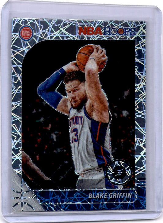 2019-20 Hoops Premium Stock #53 Blake Griffin Prizms Silver Laser