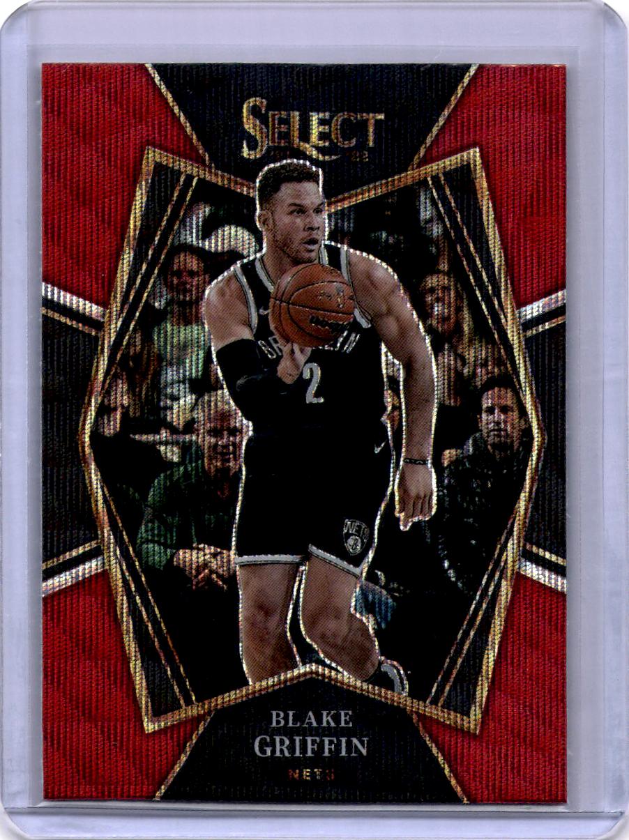 2021-22 Panini Select #164 Blake Griffin Red Wave Prizms