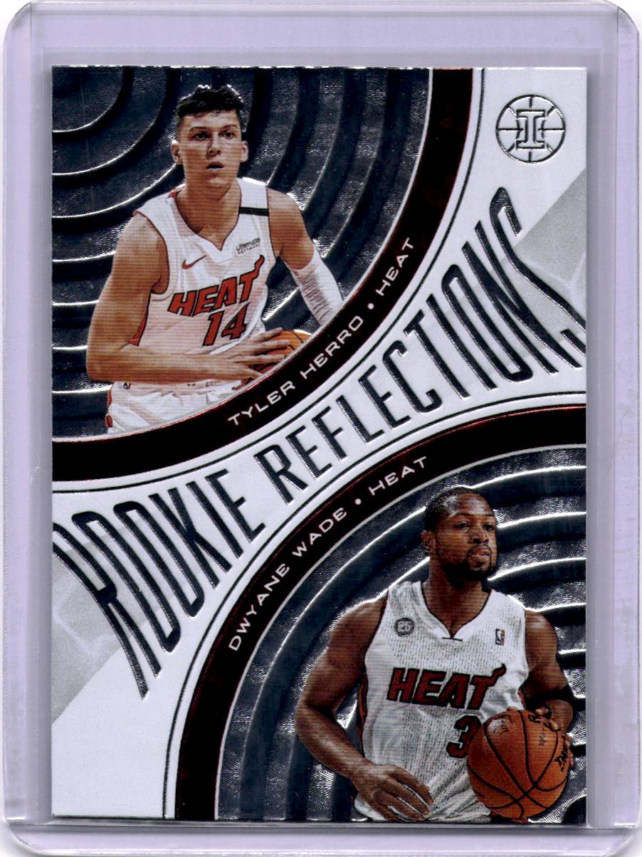 2019-20 Panini Illusions #6 Dwyane Wade / Kendrick Nunn Rookie Reflections