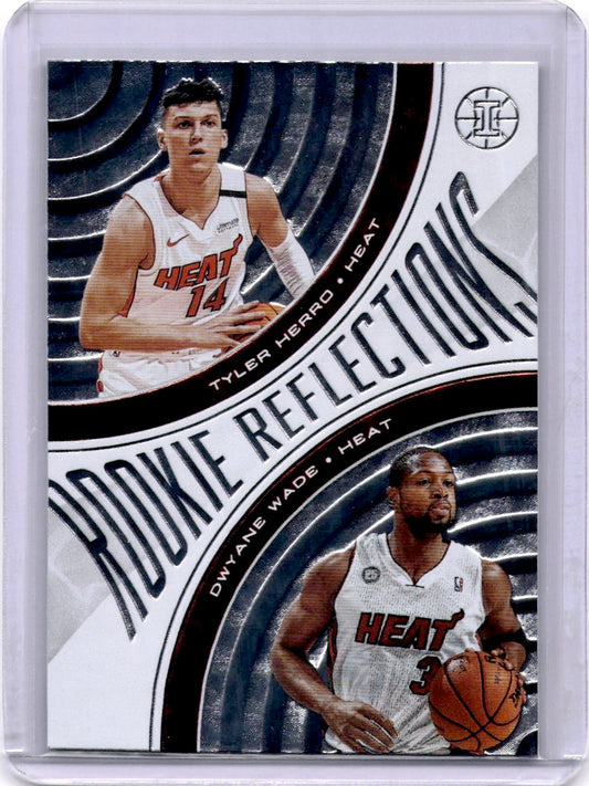 2019-20 Panini Illusions #6 Dwyane Wade / Kendrick Nunn Rookie Reflections