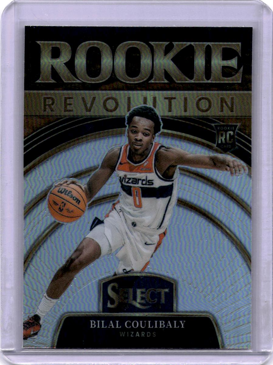 2023-24 Panini Select #26 Bilal Coulibaly Rookie Revolution Silver Prizms