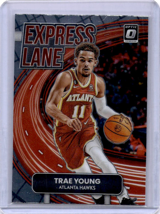 2022-23 Donruss Optic #3 Trae Young Express Lane
