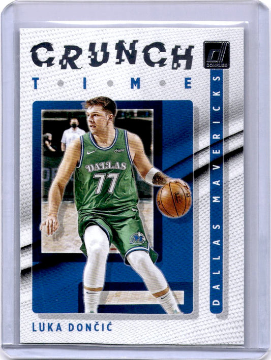 2021-22 Donruss #5 Luka Doncic Crunch Time