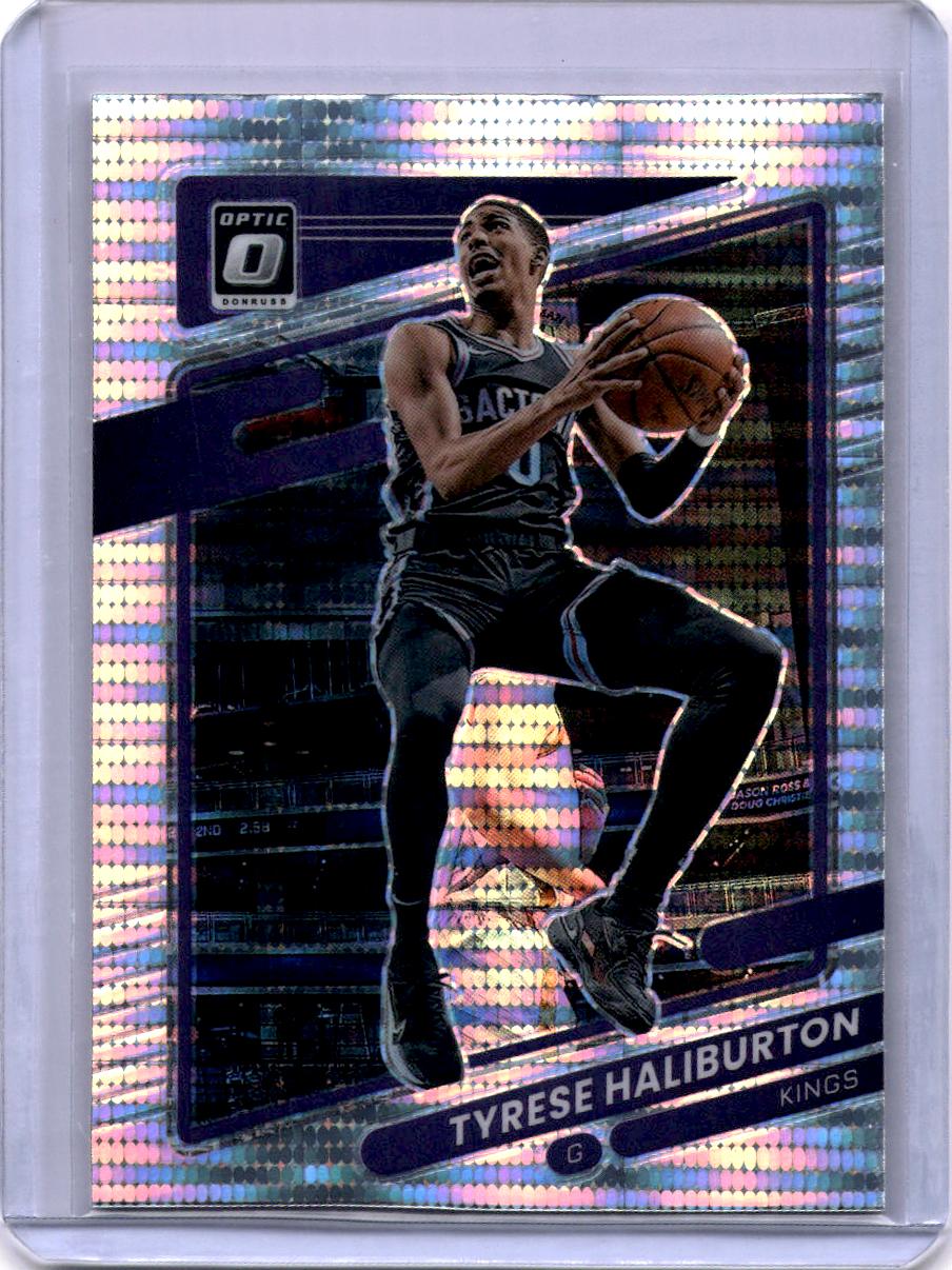 2021-22 Donruss Optic #38 Tyrese Haliburton Fanatics Box Set