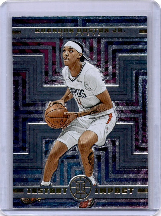 2021-22 Panini Illusions #26 Brandon Boston Jr. Instant Impact