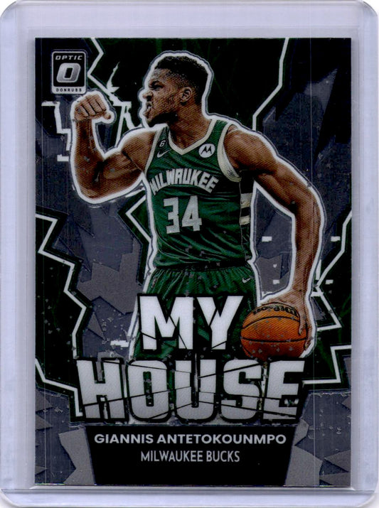 2022-23 Donruss Optic #6 Giannis Antetokounmpo My House