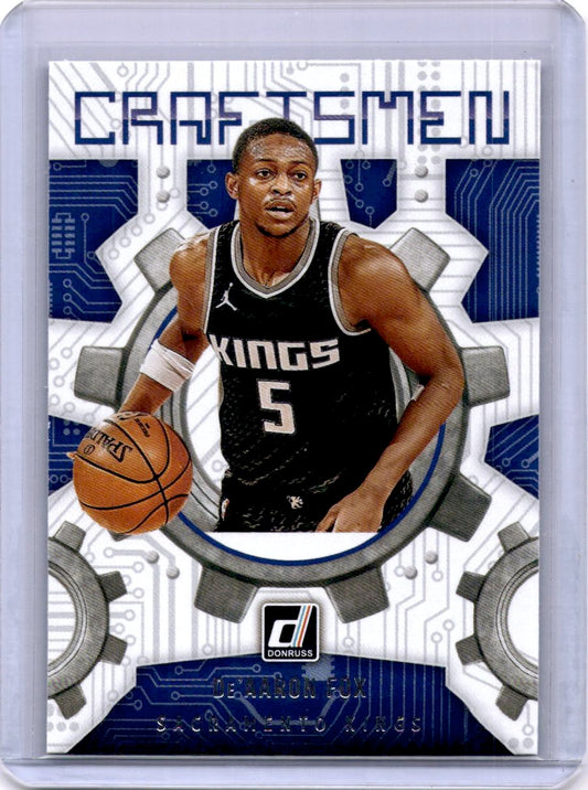2021-22 Donruss #12 De'Aaron Fox Craftsmen