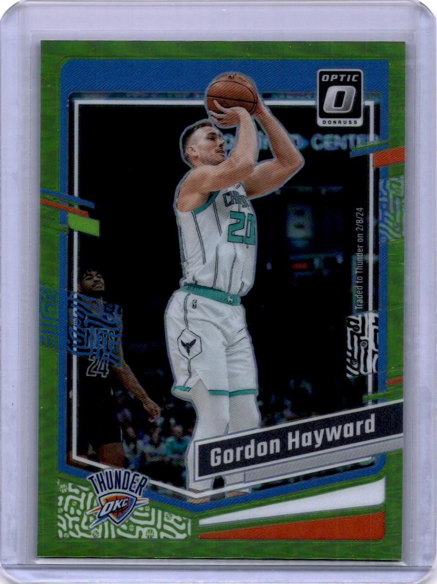 2023-24 Donruss Optic #48 Gordon Hayward Lime Green #/149