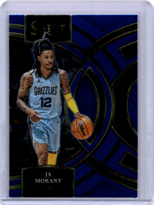 2023-24 Panini Select #136 Ja Morant Blue (Retail Base)