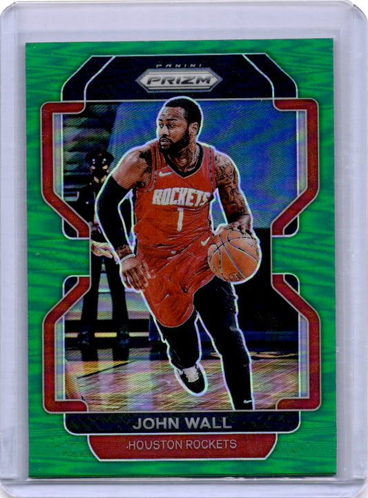 2021-22 Panini Prizm #68 John Wall Green