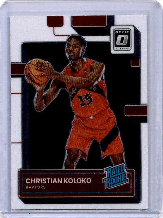 2022-23 Donruss Optic #212 Christian Koloko