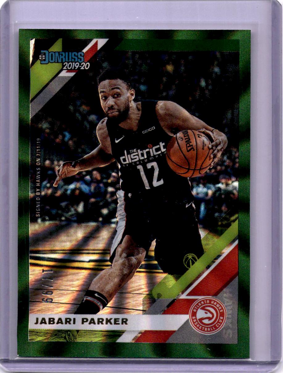 2019-20 Donruss #199 Jabari Parker Holo Green Laser #/99