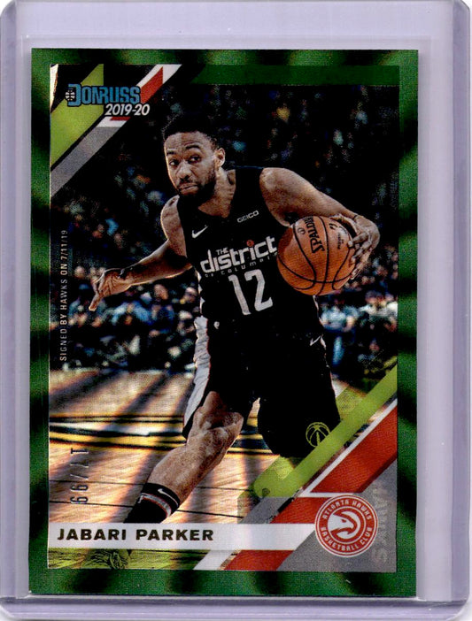 2019-20 Donruss #199 Jabari Parker Holo Green Laser #/99