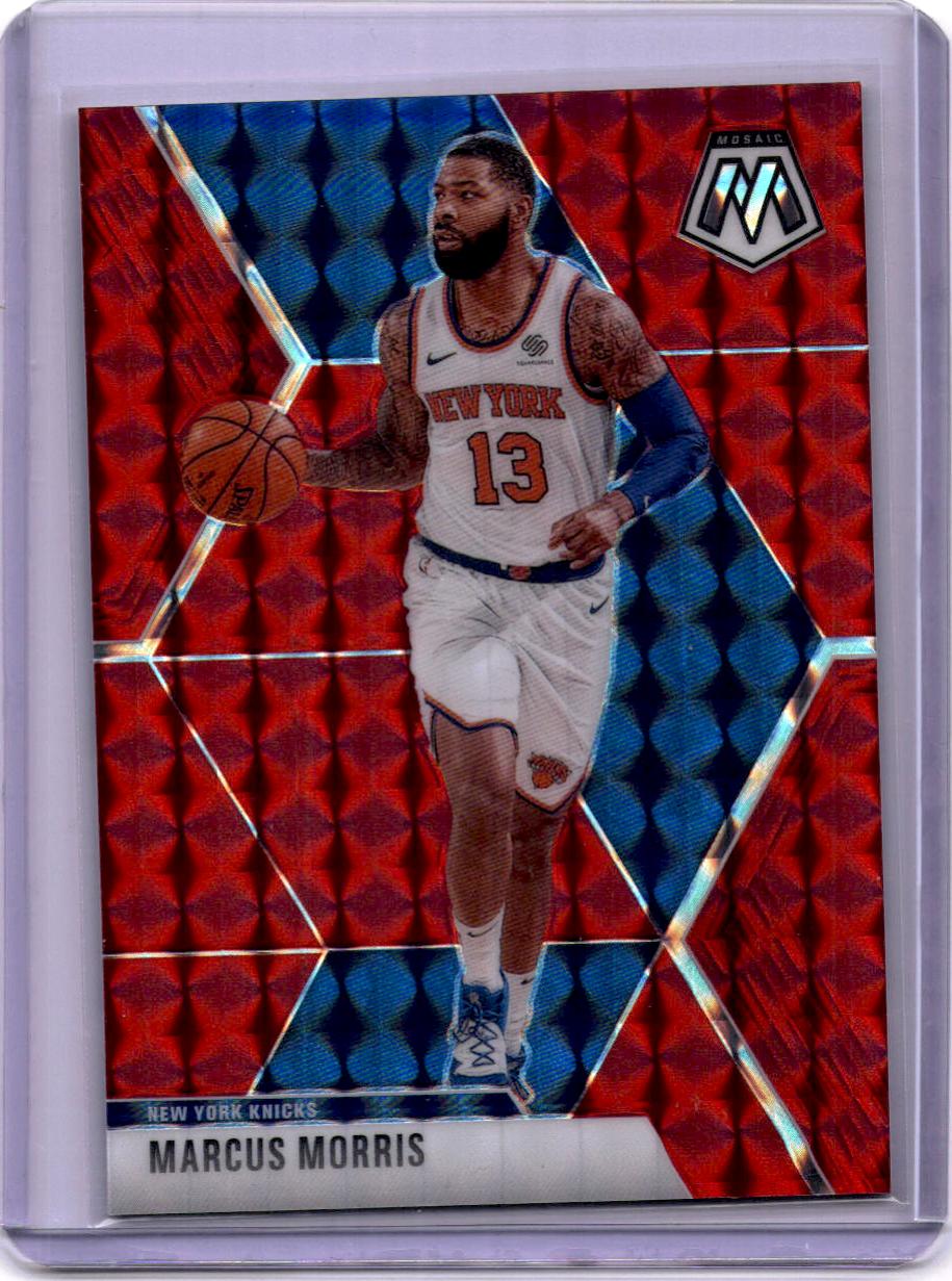 2019-20 Panini Mosaic #71 Marcus Morris Red Prizm