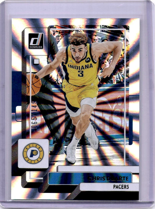 2022-23 Donruss #48 Chris Duarte Holo Laser #/149