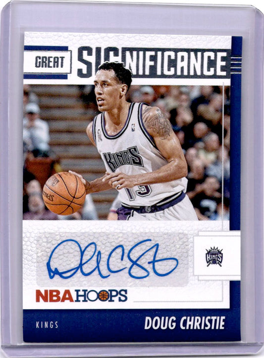 2021-22 Hoops #GS-DCH Doug Christie Great SIGnificance