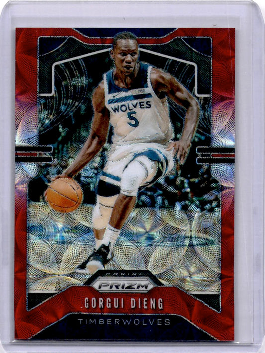 2019-20 Panini Prizm #162 Gorgui Dieng Prizms Choice Red #/88