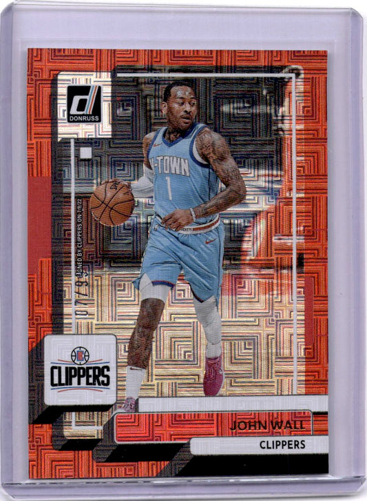 2022-23 Donruss #194 John Wall Choice Red #/99