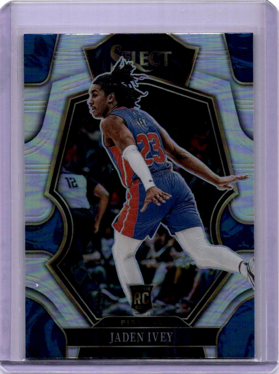 2022-23 Panini Select #178 Jaden Ivey Silver Prizms