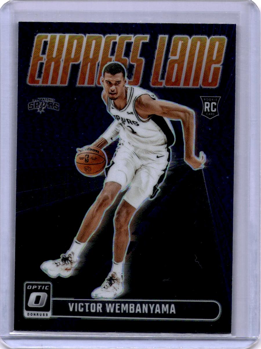 2023-24 Donruss Optic #8 Victor Wembanyama Express Lane