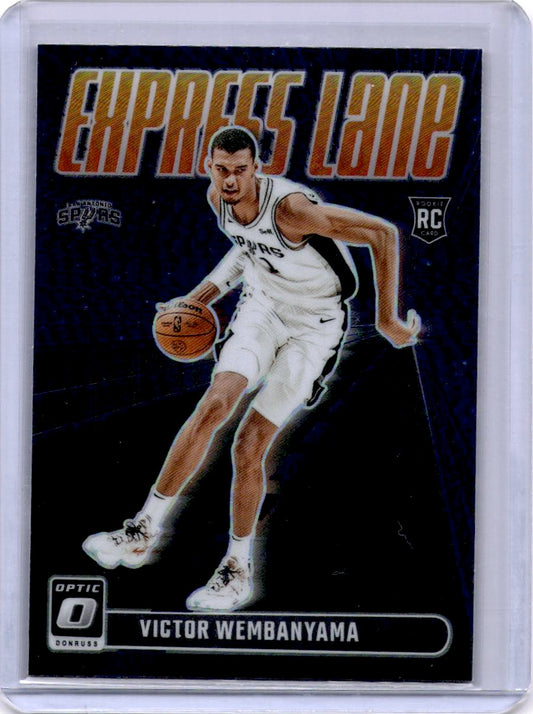 2023-24 Donruss Optic #8 Victor Wembanyama Express Lane