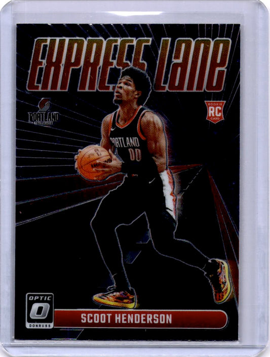 2023-24 Donruss Optic #14 Scoot Henderson Express Lane