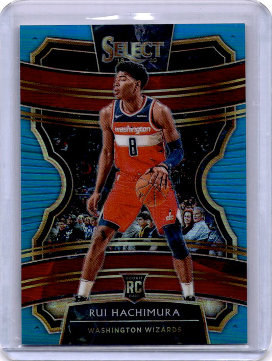 2019-20 Panini Select #51 Rui Hachimura Light Blue Prizms #/299