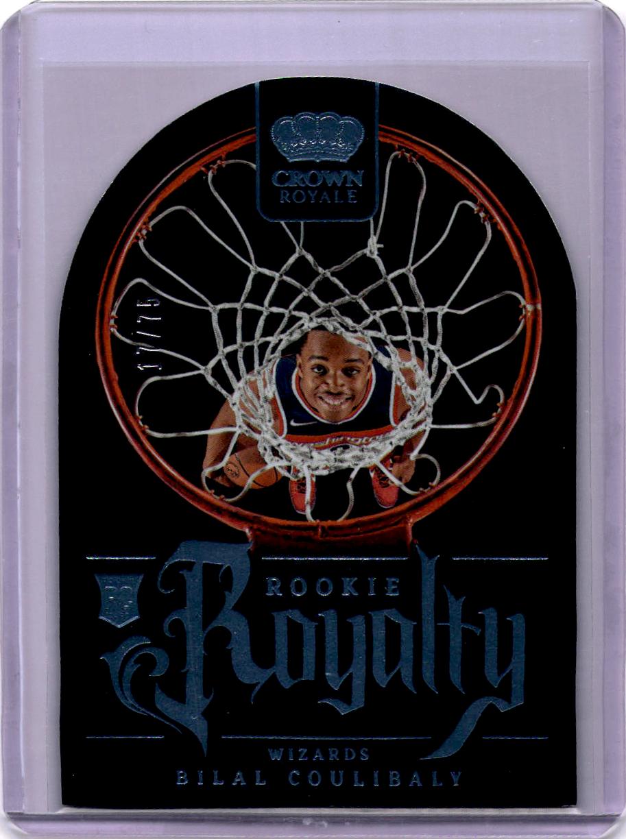 2023-24 Panini Crown Royale #9 Bilal Coulibaly Rookie Royalty Blue #/75