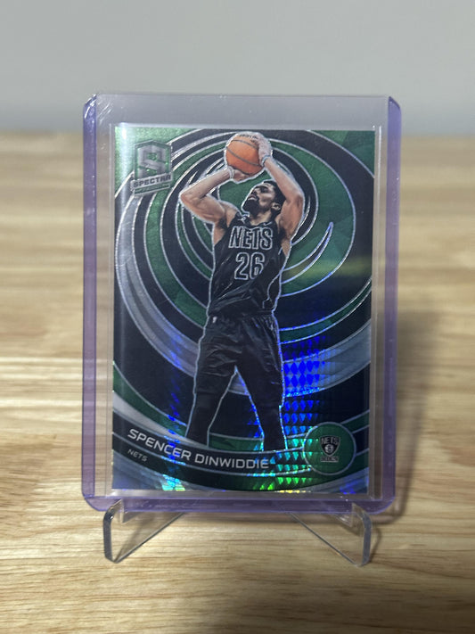 2022-23 Panini Spectra #30 Spencer Dinwiddie Asia Green