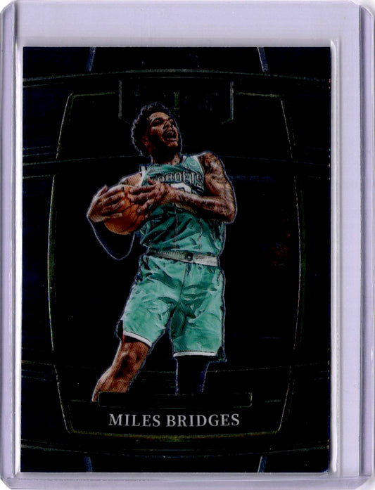 2021-22 Panini Select #42 Miles Bridges Blue Prizms