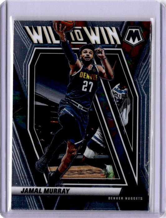 2020-21 Panini Mosaic #7 Jamal Murray Will to Win