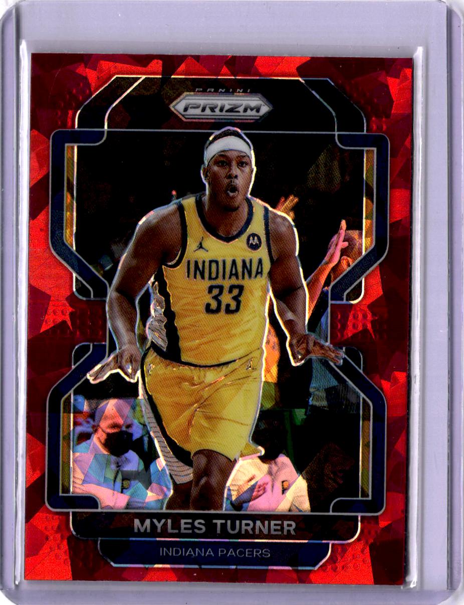 2021-22 Panini Prizm #175 Myles Turner Red Ice